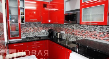Кухня из пластика 39