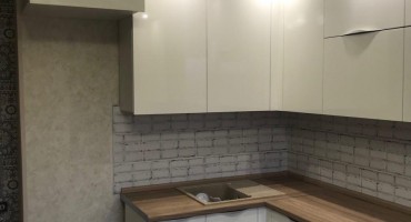 Кухня из пластика 74